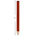 Emraw Classic Flat Premium Quality Carpenter's Pencil, Medium Hard Graphite Lead Natural Wood Cased Pencils for Professional Use, Pack of 10 Pencils