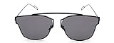 GAMT Unisex Designer Mirroer Sunglasses Black