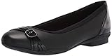 Clarks Women's Sara Tulip Ballet Flat, Black