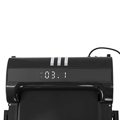 FASESH-Folding-Treadmill-2-in-1-Foldable-Electric-Shock-Absorbing-Treadmill-wRemote-Control-LED-Display-for-Home-Gym-Office-Apartment-Installation-Free-Portable-WalkingRunning-Trainer