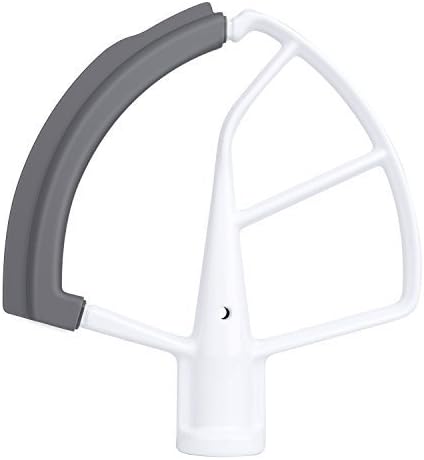 5.5-6 Quart Bowl-Lift Flex Edge Beater for Tilt-Head Stand Mixers for KitchenAid White