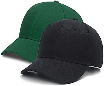 Baseball Cap Dark-green Golf Dad Hat Men Women Plain Cap Green Blank Golf Hat main image 3