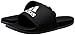 adidas Women's Adilette SC, Core Black/White/Core Black, 10