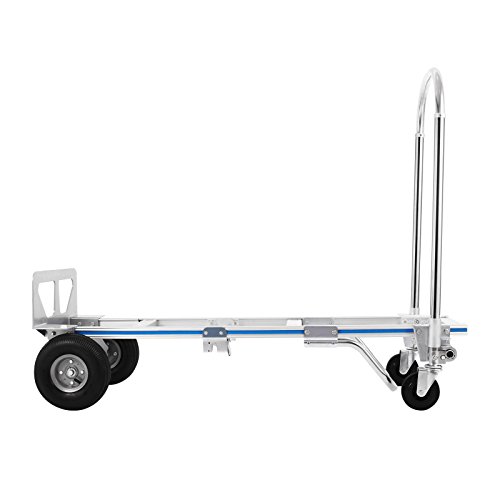 image for SHZOND Aluminum Hand Truck 2 in 1 Convertible Hand Truck 770 LBS Capac
