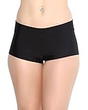 iHeartRaves Solid Booty Shorts, Cheeky Scrunch Back Dance Bottoms