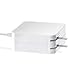 Mac Book Pro Charger, AC 85w Magsafe 2 Power Adapter for MacBook Pro 17/15/13 Inch - Compatible with Made After Mid 2012 (White)