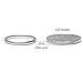 10K White/Yellow/Rose Gold 2MM Round Dome Wedding Band Ring