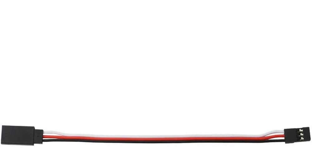 POFET 20pcs Servo Extension Cable Lead Wire 15cm 3 Pin Cord JR Male Head and Futaba Female Head for RC Plane