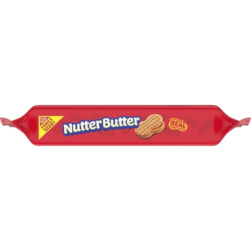 NUTTER BUTTER PEANUT BUTTER SANDWICH COOKIES, FAMILY SIZE, 16 OZ