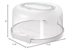 Top Shelf Elements Round Cake Carrier Two Sided