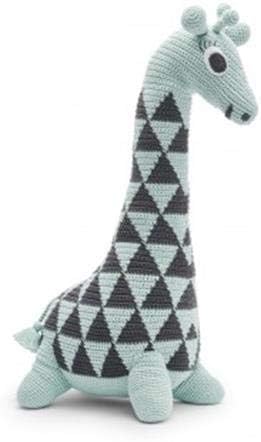 Amazon Com Crochet Beanbag Giraffe Aqua Toys Games