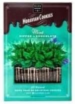 Chocolate Dipped Mint Moravian Cookies 8 Ounces (Case of 6)