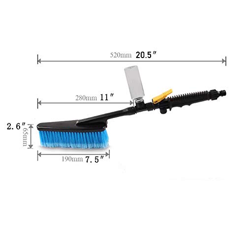 Jepttie Car Wheel Cleaner Brush Wash Tools Easy Reach Soft Bristle Wheel and Rim Detailing Cleaner for Tire Rims, Vehicle, Motorcycle, Bicycle, Engine, Exhaust Tip - Thumbnail 3