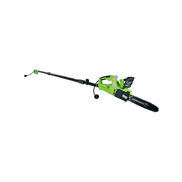 Greenworks 10Inch 6 Amp Corded Chainsaw & Pole Saw Combo PSCS06B00
