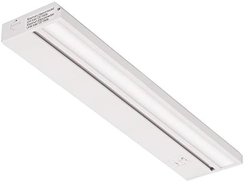 Getinlight 3 Color Levels Dimmable Led Under Cabinet Lighting Hardwired Or Plugged In Warm White 2700k Soft White 3000k Bright White 4000k White Finished Etl Listed 18 Inch In 0203 2 Wh Amazon Com