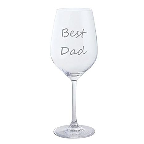 Amazon Com Father S Day Dartington Red Wine Glass Best Dad