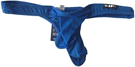 Clearance! AILNT Men Sexy Elepahnt Nose Bikini Thong Ice Silk Underwear G-Strings &amp; Thongs (XX-Lagre, Dark Blue)