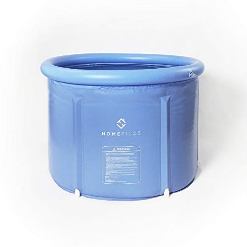 Portable Bathtub by Homefilos, Japanese Soaking Bath Tub for Shower