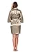 Turquaz Maid of Honor Women's Satin Kimono Rhinestone Robe for Bridesmaid and Bride Wedding Party