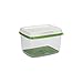 Rubbermaid FreshWorks Produce Saver Food Storage Container, Large, 17.3 Cup, Green