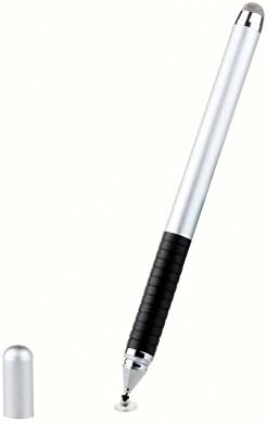 stylus,2 in 1 Fine Point Universal Capacitive Screen Touch Stylus Pen for Apple Ipad Samsung Galaxy Sony LG Huawei Silver