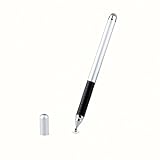 stylus,2 in 1 Fine Point Universal Capacitive Screen Touch Stylus Pen for Apple Ipad Samsung Galaxy Sony LG Huawei Silver
