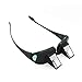 Pevor Lazy Reading Glasses-Lazy Readers Prism Glasses Bed Prism Spectacles Horizontal Eyeglasses for Reading/Watching TV Lying Down in Bed/Sofa, Myopia Presbyopic usable, Unisex