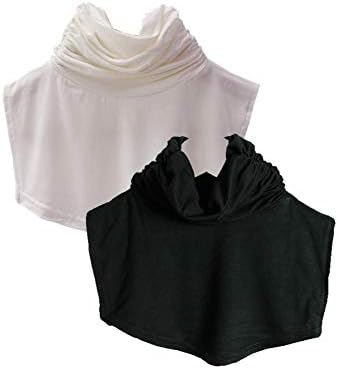 Teemall Women S Faux Turtleneck Dickey Collar Half Top Mock Blouse