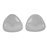 Nsstar Silicone Triangle Push-up Breast Pads, Cleavage Enhancer Swimsuit, Bikini and Bra Inserts for Summer (Clear)