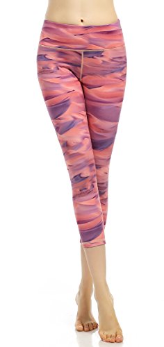 Funycell Women's Yoga Capris Pants Fitness Leggings