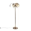 QAZQA – Retro Vintage vloerlamp goud 2-lichts – Botanica | Woonkamer | Slaapkamer | Keuken – Metaal Langwerpig – E27…