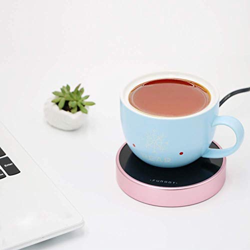 Asmwo 4.5inch coffee tea mug warmer for Milk Tea Coffee Cocoa Beverage two Adjustable Temperature Teapot Warmer Best Gift mugs warmer for women men grandma - Thumbnail 6
