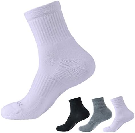 Women Coolmax Cotton Athletic Sport Quarter Hiking & Running Socks 3 Pairs
