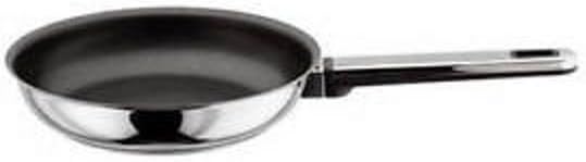 StellarStay Cool SL13 Stainless Steel Frying Pan Non-Stick, 20cm, Engineered Stay-Cool Handle, Oven Safe, Dishwasher Safe