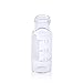 Autosampler Vial, Clear Chromatography Lab Vial, HPLC LC GC 1.5 ml Wide Opening Short Screw-Thread Sample Vial with Write-on Spot, Clear, 12x32 mm, 8-425 Top Type, 100 pcs/pk by ALWSCI
