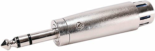 RiteCable 1/4" Stereo Headphone Male to XLR Female Mic Microphone Adapter Coupler