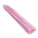 SEGO 20 Inch Dreadlock Extensions for Women/Men Synthetic Handmade Dread Extension Long Single Ended Hippie Style Reggae Hair #Pink 5 Count
