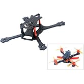 Genie110 2.4 inch Micro Carbon Fiber FPV Quadcopter Frame racing drone | 110mm wheelbase, 2.5mm Arm, support for Runcam Micro Swift, Micro Sparrow FPV camera