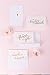 WRAPAHOLIC Gold Hot Stamping Bride Invitation Card - Bridal Thank You Cards Thank Bridesmaid Card, Maid of Honor, Flower Girl - 10 Pack