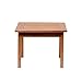 Amazonia Milano 1-Piece Outdoor Square Side Table | Eucalyptus Wood | Ideal for Patio and Indoors, 24Lx24Wx18H