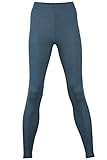 EcoAble Apparel Women’s Thermal Leggings Pants Base Layer, Organic Merino Wool Silk Blend