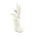 OYLZ Ceramic Rabbit Bunny Jewelry Ring Holder,Engagement Ring and Wedding Ring Holder Stand Display