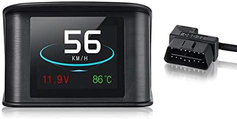 BLESYS No Multiple Images Head Up Display OBD2 Interface HUD Compact and Easy to See Speed in MPH or KM/H RPM Under Sunlight