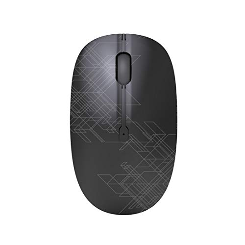 KRPENRIO Lovely Girl Wireless Mute Mouse Office Home Cartoon Notebook Desktop Silent Optical Mouse (Color : Phantom)