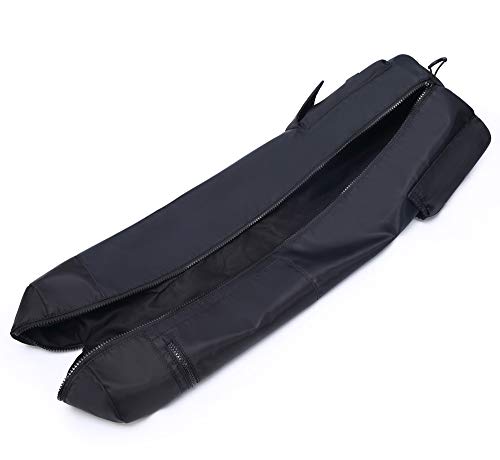 ELENTURE Waterproof Yoga Mat Carry Bag with Storage Pockets and Water Bottle Holder (290T Black) - Thumbnail 7