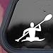 Kayak Kayaker Paddle Color Decal Sticker Die-cut Decal Sticker Graphic white vinyl decal sticker