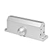 Aluminum Door Closer,99lbs - 132lbs Automatic Adjustable Heavy Duty Auto Door-Closer Self Closing Door Overhead Fire Rated Door Closer for Residential/Commercial Use