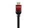 Monoprice MP-RD3 Select Metallic Series High Speed HDMI Cable, 4K @ 24Hz, 10.2Gbps, 28AWG, 3ft, Red