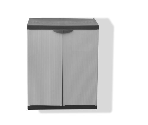 Set: Hoher + Mittlerer Kunststoffschrank mit spritzwassergeschützter Deckel- & Bodenplatte sowie verschiedenen… – Bild 4