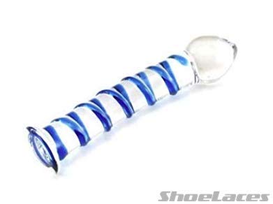 ShoeLaces Clear Soft Spiral Glass Smooth Waterproof Realistic Toy for Women, Men Or Couples